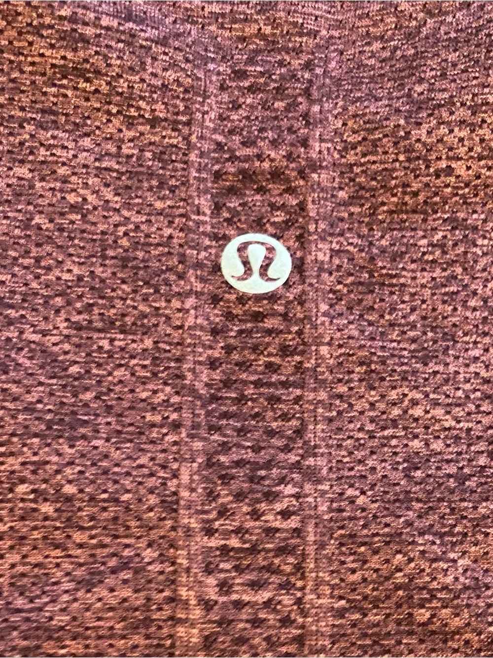 Lululemon Swiftly Tech Short Sleeve 2.0 Tee Heathered Mauve Maroon Size 10 - Picture 4 of 5